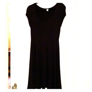 Black cotton dress